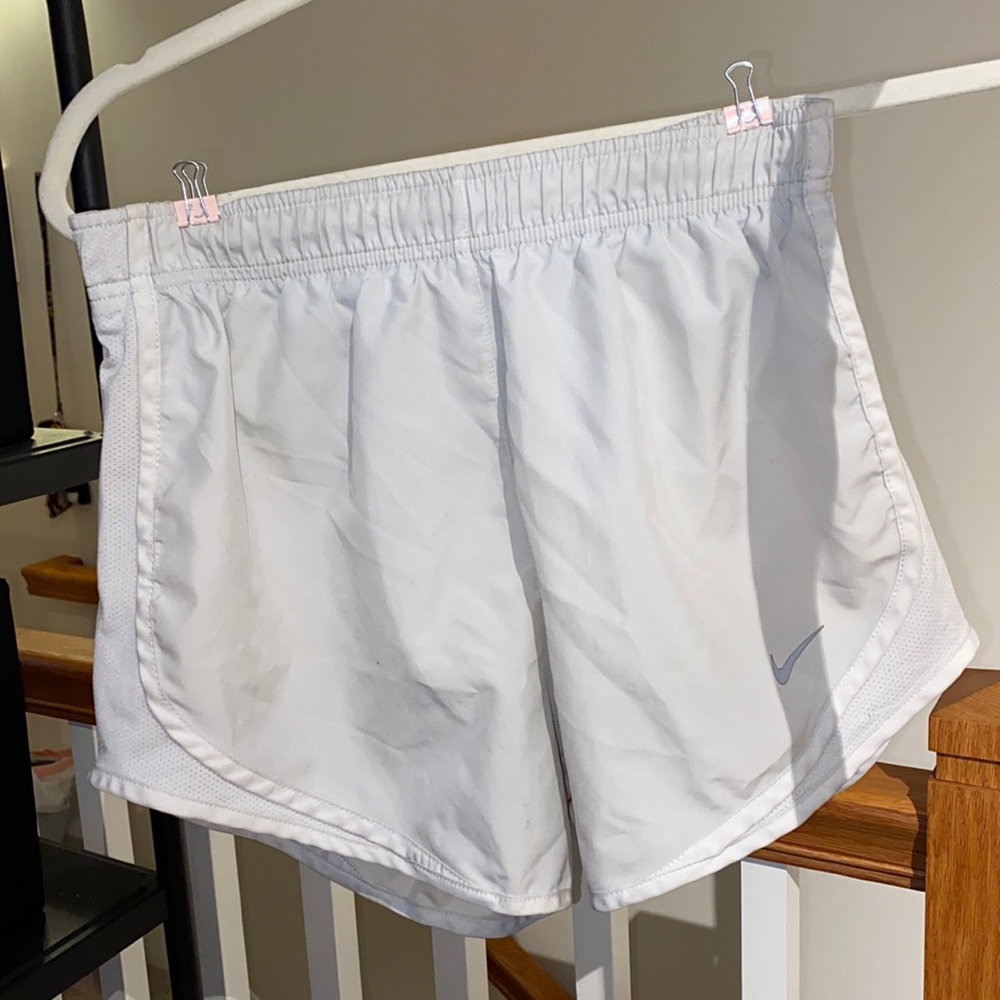 White Nike Athletic Shorts